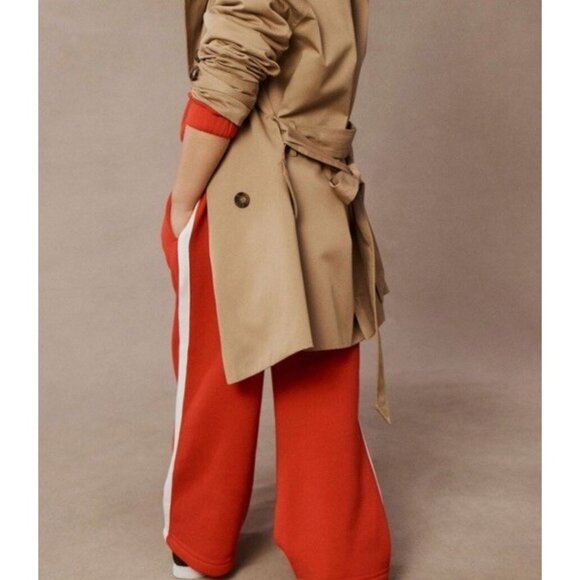 Cotton On Kids Other - Cotton On Kids Trench Coat Girl's Size 5-6Y Belted Jacket Single Breasted Tan